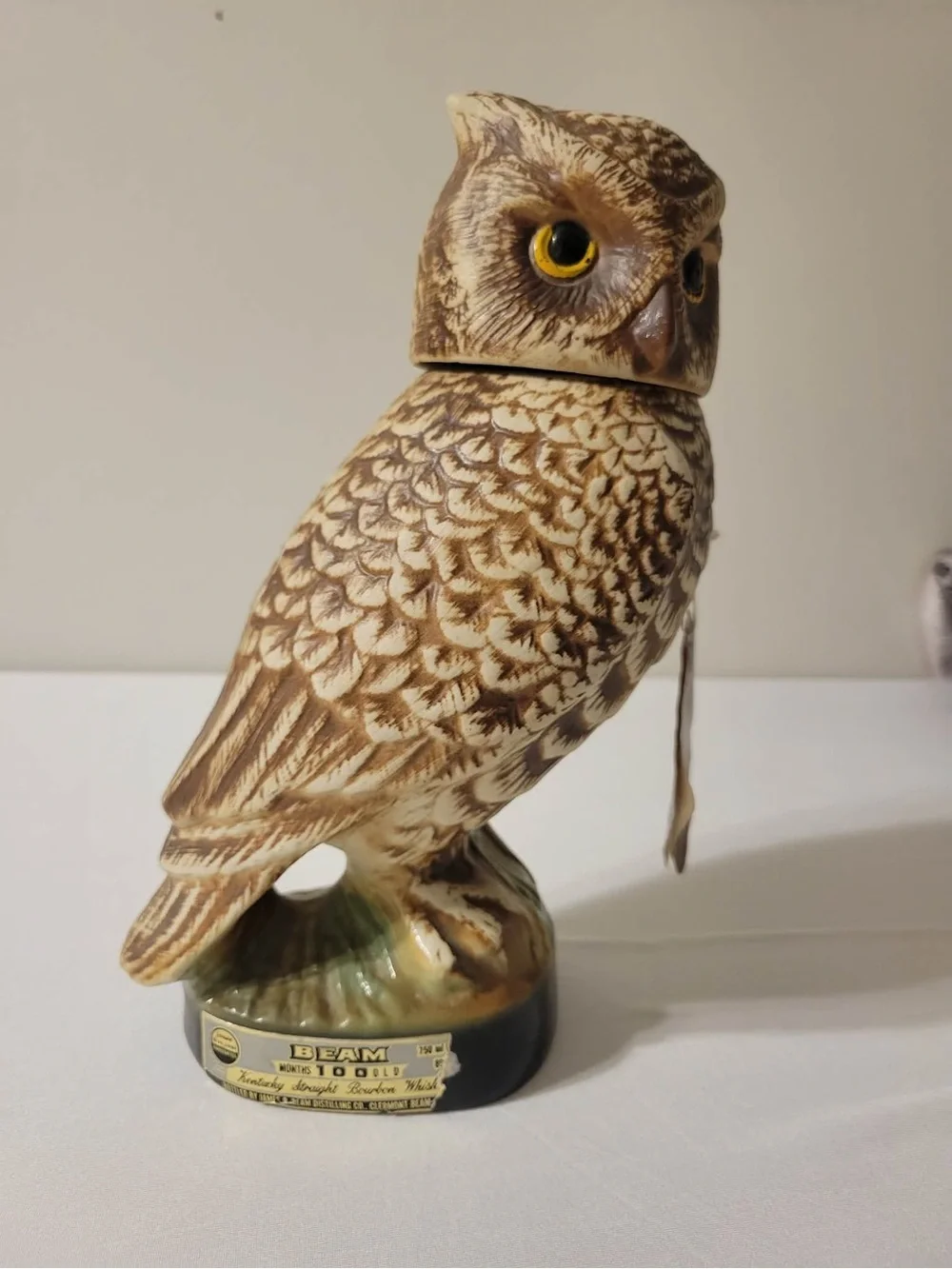 Vintage Jim Beam Owl Whiskey Decanter
